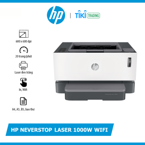 Thương hiệu: HP Máy in HP Neverstop Laser 1000w (In/Wifi/Trắng,Đen-4RY23A) - Hàng Chính Hãng 2.680.000 ₫