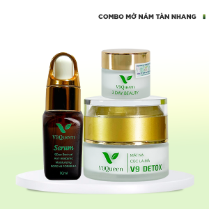 Thương hiệu: V9QUEEN Combo 3 Mỹ Phẩm V9Queen Giúp Mờ Nám Tàn Nhang, Dưỡng Trắng Da   259.000 ₫