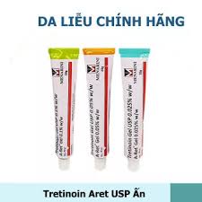Tretinoin Aret Gel 0.1 / 0.05 / 0.025 Ngăn Ngừa Lão Hóa, Giảm Mụn 20g - Tre Aret Ấn Độ   ₫60.000 - ₫75.000