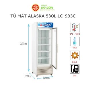 Thương hiệu: Alaska Tủ Mát Alaska 530L LC-933C HÀNG CHÍNH HÃNG - CHỈ GIAO HỒ CHÍ MINH    13.689.000 ₫