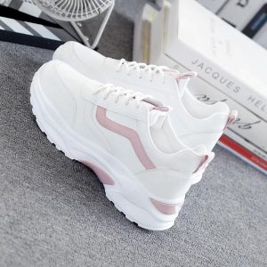 Thương hiệu: OEM giày bata nữ, giày sneaker nữ giá rẽgiày đẹp, Giày thể thao nữ đế cao da đẹp 05 siêu hot , mới nhất 2021 (xanh và hồng)   190.000 ₫