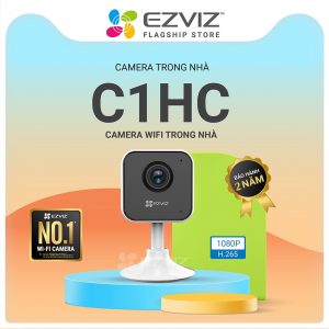 Thương hiệu: EZVIZ Camera WI-FI EZVIZ C1HC 1080p, Trong Nhà, Đàm Thoại 2 Chiều, Góc Rộng, Nén Video H.265, Phát Hiện Chuyển Động, Hồng Ngoại Ban Đêm 12m, 3 Chế Độ Báo Động, Thiết Kế Nhỏ Gọn Và Dễ Sử Dụng.--Hàng Chính Hãng   569.000 ₫