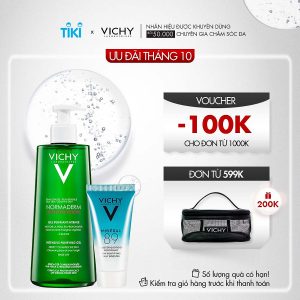 Thương hiệu: VICHY Bộ Sản Phẩm Gel Rửa Mặt Làm Sạch Sâu, Giảm Bã Nhờn Và Se Khít Lỗ Chân Lông VICHY Normaderm Phytosolution Intensive Purifying   589.000 ₫