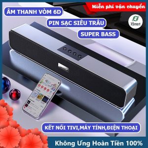 Thương hiệu: XSmart Loa Bluetooth Không Dây Cao Cấp XSmart A36 PRO BASS 2021 Âm Thanh Nghe Nhạc Siêu Đã Tương Thích Điện Thoại Máy Tính Laptop Tivi - Hàng Chính Hãng   189.000 ₫
