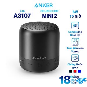 Thương hiệu: Soundcore by Anker Loa Bluetooth Anker SoundCore Mini 2 - A3107 - Hàng Chính Hãng  668.000 ₫