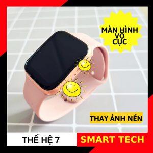 Xả Kho Đồng Hồ Thông Minh Series 7 - 2 nút vật lý thay ảnh nền thay dây nghe gọi qua bluetooth [ Smart Watch ] Xả Kho    ₫319.200 - ₫559.200