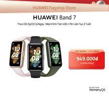 [Mã ELMALL5 giảm 5% đơn 300K] Vòng Đeo Tay Thông Minh HUAWEI Band 7    ₫969.000
