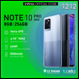 [Mã ELBAU5 giảm 4% đơn 500K] Điện thoại Infinix Note 10 Pro (8GB/256GB) - Hàng chính hãng - Bộ nhớ khủng   ₫3.990.000