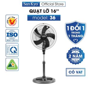 Quạt Lửng Công Nghiệp 36 Sankyo - Động Cơ Motor Dây Đồng - Cỡ Lớn 16 Inch  ₫365.000