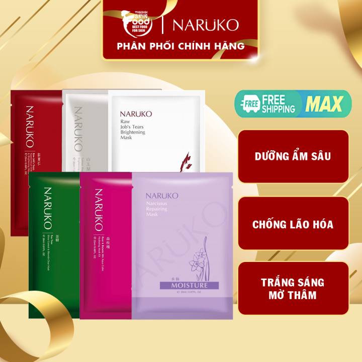 Mặt Nạ Dưỡng Da Chiếc Xuất Từ Thiên Nhiên Naruko Mask 26ml 22.000 ...