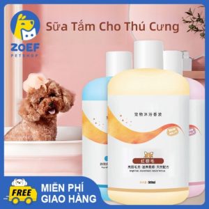 ZOEF Sữa Tắm Thú Cưng BORAMMY Chính Hãng Chiết Xuất Hoa Hồng An Toàn Khử Mùi Thơm Lâu Dung Tích Lớn 500ml LI0262  54.400 ₫