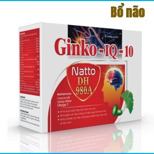 [ Hôp 100 viên] VIên uống bổ não Ginkgo Natto 1200mg - France Group - Giúp tăng cường lưu thông máu não hỗ trợ giảm di chứng sau tai biến mạch máu não  48.900 ₫