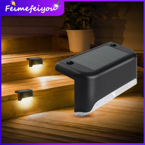 Vimite 1/4PCS Đèn Led Năng Lượng Mặt Trời Bước Cầu Thang Ngoài Trời Chống Nước Tự Động Cảm Biến Màu Sắc Đèn Sân Vườn Hàng Rào Ánh Sáng Cho Ngôi Nhà Sân Thượng Soalr Sterp Stair Light  22.349 ₫