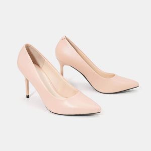 < SALE MẠNH > JUNO Giày Chính Hãng - Giày Cao gót Mũi Nhọn Đế Nhọn Da Bóng - Da Lì   202.500 ₫