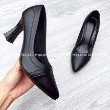 Ảnh thật - Giày cao gót thời trang vá da mềm 5cm, 7cm- Nhẹ bền êm chân - Made in VietNam  132.000 ₫