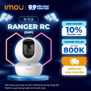 [10% ĐH 500K]Camera Wifi trong nhà Imou Ranger 2C (2MP) I Đàm thoại 2 chiều I Xoay toàn cảnh 360 I Bảo hành 2 năm I TA22CP  593.000 ₫