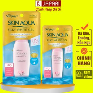 [CHÍNH HÃNG] Kem Chống Nắng Skin Aqua Acne NẮP XANH Ngăn Ngừa Mụn Cho Da Mặt 25g Kiểm Soát Dầu Cho Da Nhờn Mụn - Kem Chống Nắng Sunplay SkinAqua Cho Da Dầu Mụn - Kcn Skin Aqua Nhật Bản KHÔNG CỒN, Chống Nước Trôi - Mỹ Phẩm JAPARI  109.000 ₫
