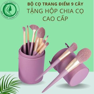 [Freeship - HCM Giao Ngay] Bộ 9 Cọ Trang Điểm Cao Cấp - Cọ Makeup Đầy Đủ Chức Năng, Lông Siêu Mềm Tặng Hộp đựng cọ AWA PROTY  209.000 ₫