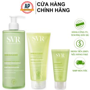 [ AUTH - 200ml] Sữa Rửa Mặt Da Dầu Mụn Nhạy Cảm SVR Sebiaclear Gel Moussant 200ml Không xà phòng không cồn – pH chuẩn chuyên cho da dầu nhạy cảm  166.483 ₫