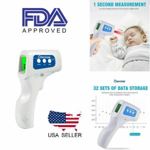 [Hoàn Tiền MAX] Nhiệt kế hồng ngoại đo trán Berrcom JXB178 (Berrcom Non Contact Infrared Forehead Thermometer JXB-178 Medical Grade Baby Fever Check Thermometer 3 in 1 Contactless for Kids Infant Adult)  398.000 ₫