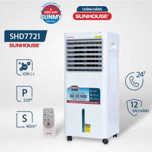 Máy làm mát không khí Sunhouse SHD7721 220W siêu mát, có điều khiển bình chứa 30L, quạt điều hoà hơi nước hàng trưng bày thanh lý bảo hành chính hãng 12 tháng  1.499.000 ₫