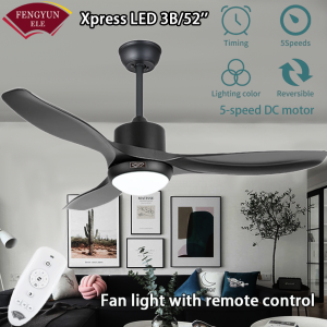FENGYUN ceiling fan light trang trí phòng khách 5 Cánh 30"/48"/52" inch Có Điều Khiển Từ Xa 3 Chế Độ Đèn Cho Phòng khách quạt điện Phòng ngủ, Tầng hầm, Nhà bếp, nhà hàng, phòng ăn（Bảo Hành 1 Năm）1.021.680 ₫