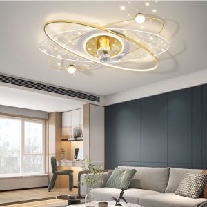 Đèn quạt ốp trần phòng khách phòng ngủ có điều khiển từ xa ánh sáng Led 3 màu,mẫu mới sang trọng hiện đại  1.199.000 ₫