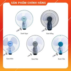 [HCM]Quạt treo tường có remote điều khiều từ xa Senko TR1628 (Có Remote) - Màu môn  449.900 ₫