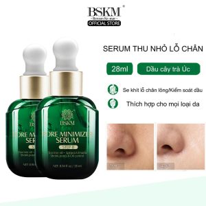 BSKM 2Pcs Serum Thu Nhỏ Lỗ Chân Lông Úc Tinh Chất Dưỡng Ẩm Dầu Cây Trà Tinh Chất Thu Nhỏ Lỗ Chân Lông Mặt Tinh Chất Se Khít Lỗ Chân Lông Chăm Sóc Da  57.998 ₫