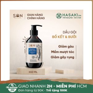 Dầu gội bồ kết & bưởi S.O.N giảm gãy rụng, kích thích mọc tóc 250ml/450ml  119.000 ₫