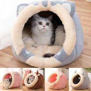Giường cho mèo có thể gập lại nhà cho chó mèo ấm áp và thoải mái giường cho thú cưng, giường cho chó bốn mùa thông dụng.  120.000 ₫
