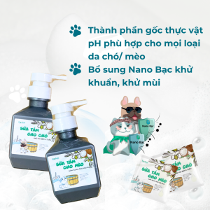 Sữa tắm cho chó, khử trùng, khử mùi, thơm lâu, dầu gội đặc biệt, đồ dùng cho thú cưng, nước tắm (đóng gói và vận chuyển ngẫu nhiên, sản phẩm giống nhau)  22.200 ₫