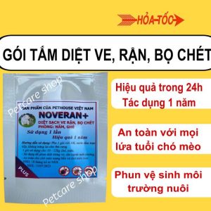 NOVERA+ thuốc tắm trị ve, rận, bọ chét 1 lần hết sạch  38.000 ₫