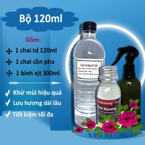 [HCM]Bộ 120ml tinh dầu xịt thơm  155.000 ₫