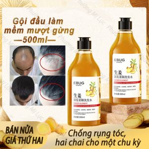 [nhiều coupon ưu đãi] Dầu gội gừng tươi, dầu gội đầu thơm, tóc xoăn, nhuộm và các tổn thương khác, thúc đẩy phát triển tóc, ngăn ngừa rụng tóc, tăng trưởng tóc của tóc  120.000 ₫