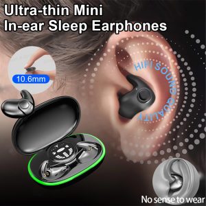 Không dây tai nghe bluetooth mini ngủ headphone giảm tiếng ồn với chất âm thanh chất lượng cao nút điều khiển cho Apple Android  234.326 ₫