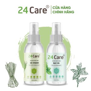 Xịt Phòng Tinh Dầu Hữu Cơ Organic 24Care 50ML - Kháng khuẩn - Khử mùi hôi - Đuổi muỗi - côn trùng - Tạo không gian lãng mạn, hẹn hò - Hương thơm thư giãn  31.000 ₫