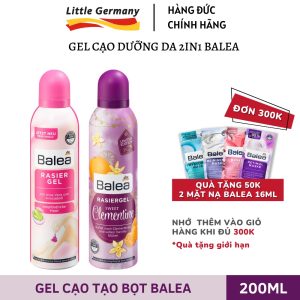 Bọt, gel cạo lông, tẩy lông nội địa Đức - Balea - Bơ sáp cạo lông toàn thân cho nữ  125.000 ₫