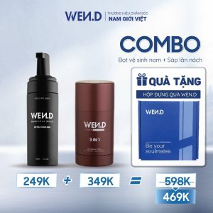 Bọt vệ sinh nam giới WEND làm sạch, khử mùi vùng kín, hương nước hoa cao cấp dung tích 150ml  216.854 ₫