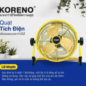 Quạt năng lượng mặt trời, quạt sạc tích điện dạng nằm chân quỳ SHOP NHẬT PHONG có 3 cánh kim loại,12 cấp độ gió   ₫1.050.000