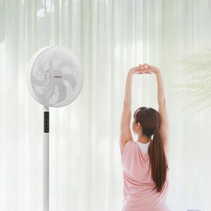 Quạt đứng Aqua 7 Cánh AQS-FED3501R(W)-VN thân máy cảm ứng, điều khiển từ xa, hẹn giờ  ₫979.000