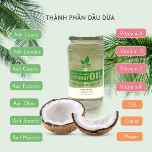 Dầu Dừa Lên Men Tách Lạnh Tinh Khiết Viet Healthy 1000ml 82.000₫