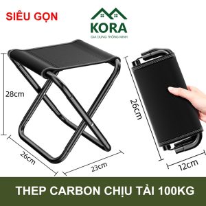 Ghế Dã Ngoại Gấp Gọn, Phù Hợp Du Lịch Dã Ngoại Cắm Trại Câu Cá Đợi Chờ Tàu Xe  92.000₫
