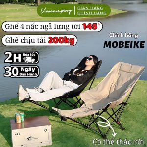 [ Top 1 Bán Chạy ] Ghế ngả lưng thư giãn gấp gọn chịu lực tốt, Ghế xếp gọn camping cắm trại dã ngoại 234.000₫