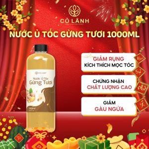 (SALE TẾT) Nước Ủ Tóc Gừng Tươi Cỏ Lành Kích Mọc Tóc, Giảm Rụng Tóc, Giảm Ngứa, Giảm Gàu  58.000₫