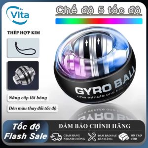 Bóng tập cổ tay GYRO BALL, Luyện tập sự bùng nổ và tính linh hoạt của cổ tay, Giải Tỏa Căng Thẳng Công Việc 75.000₫