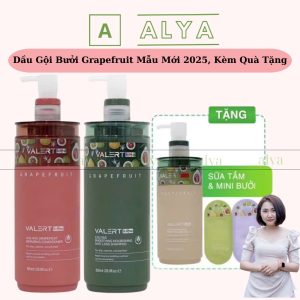 Cặp dầu gội xả BƯỞI Grapefruit Valert 850ml giúp nhanh mọc Tóc, Nuôi Dưỡng Giảm Rụng Tóc 2021. HÀNG CHÍNH HÃNG ALYA90.000₫ - 395.000₫