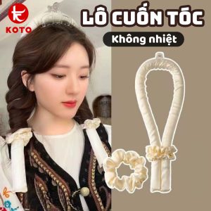 Bộ Uốn Không Nhiệt Hoàn Chỉnh Cho Sóng Mềm – 1 Con Lăn Xốp, 1 Kẹp Tóc, 2 Món Quà Ngày Lễ 32.000₫