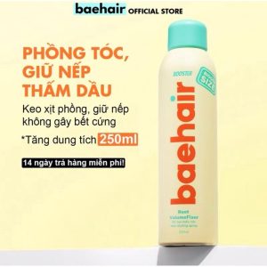 Xịt phồng tóc, xịt tạo kiểu tóc Baehair Booster 250ml tóc phồng, giữ nếp uốn & Không gây bết cứng tóc.  221.000₫