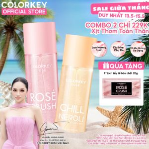 Xịt Thơm Toàn Thân Body Mist COLORKEY ROSÉ CRUSH Hương Thơm Ngọt Ngào, Tươi Mới 100ml 139.000₫